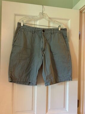 MERONA MEN'S COTTON SHORTS GRAY SIZE 36 10" INSEAM